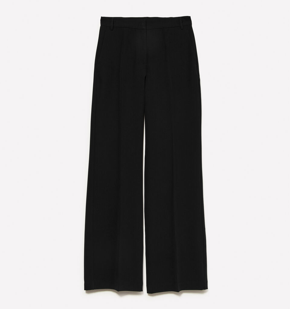 Schwarze Palazzohose - palazzo hosen für damen - Schwarz | Sisley image number 5